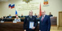 Евгений Солнцев принял участие в торжественном собрании, посвященном Дню сотрудника органов внутренних дел - Город Новотроицк